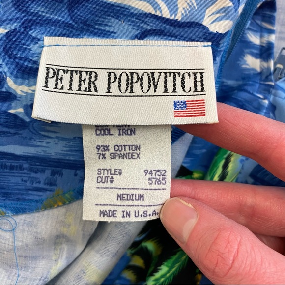 Peter Popovitch Palm Tree Midi Summer Dress NWT - Picture 7 of 9